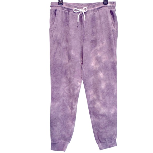 Member's Mark Size XL Plum Tie Dye Reverse Fleece Jogger w/Pockets - Picture 1 of 4